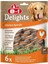 Delights Chicken Spirals Tavuklu Burgu Köpek Ödülü 6lı 1