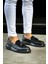 ZRC2502 Erkek Loafer Klasik Ayakkabı Siyah 2