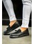 ZRC2502 Erkek Loafer Klasik Ayakkabı Siyah 3