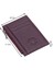 Ivo Fermuarlı Bozuk Para Bölmeli Unisex Hakiki Flötr Deri Kartlık - Mor 1