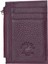 Ivo Fermuarlı Bozuk Para Bölmeli Unisex Hakiki Flötr Deri Kartlık - Mor 3