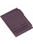 Ivo Fermuarlı Bozuk Para Bölmeli Unisex Hakiki Flötr Deri Kartlık - Mor 4