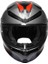 K6 S Karve Matt Black Grey Red Kapalı Kask 2