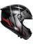 K6 S Karve Matt Black Grey Red Kapalı Kask 3