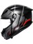 K6 S Karve Matt Black Grey Red Kapalı Kask 4