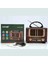 Küçük Mini Boy Retro Ahşap Tasarım Bluetooth Hoparlörlü Radyo – Fm/am Destekli, Şarjlı ve Taşınabilir Radyo NS-8108 (4887) 4