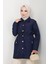 Kadın Beli Tünel Geçişli Kapitone Ceket Mont -PMK472 5