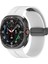 Samsung Galaxy Watch 8 40MM / 44MM / 46MM Classic Kordon - Manyetik Metal Tokalı Güçlü Esnek Silikon 1