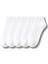 Kadın Beyaz Pamuklu Patik Çorap 5’li Paket 1