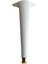 Desenli 40CM Beyaz Plastik Ayak Mobilya Masa Sehpa Dolap AYAĞI(40CM)(BEYAZ Altın) Beyaz Tekli Masa A 1