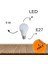 LED Ampul Beyaz Renk 9 Watt Tasarruflu 1 Adet Tekli Beyaz Işık E27 LED Ampul 9 Watt Yok 1
