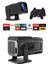 Resveq Çift Kollu Projeksiyon Taşınabilir Game Projektör Full Hd 1080P 4K Projeksiyon Gamepad 3