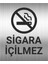 Sigara Içilmez Uyarı Levhası Kapı ve Duvar Yönlendirme Levhası 10X12 cm Metal Levha 1