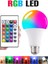 10 W Rgb LED Ampul Kumandalı Renk Değiştiren Ampul 16 Renk White E27 220V Tekli Cool White E27 LED A 2