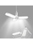 3 Kanatlı Pervane LED Ampul 45 Watt Beyaz Işık Aydınlatma Lambası Tekli Beyaz Işık E27 LED Ampul 50 1