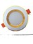 5 W Üç Renk Smd LED Downlıght Spot- Gold Bluestar Sarı Işık LED 5 Watt 2