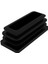 30X70 mm Plastik Dikdörtgen Içe Geçme Profil Tapası (Kutu) (4 Adet) Keçeler Siyah 1