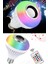 Bluetooth Hoparlörlü Kumandalı Rgb Akıllı LED Ampul-12 Renk Yanma Özellikli Tekli Beyaz Işık E27 Le 1