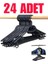 24 Adet Elbise Askısı, Kravat, Kemer, Şal, Pantalon, Etek, Bornoz, Çocuk Askısı, Çok Işlevli Askı Si 1