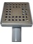 10X10 Ø32 Yandan Çıkışlı Paslanmaz Izgaralı Yer Süzgeci (Sifonu) Koku Önleyicili Gider Süzgeci 2