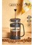 French Press - Dayanıklı Malzeme Filtre Kahve ve Bitki Çayı Demliği Paslanmaz Çelik Süzgeç 400 ml 1