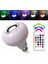 Bluetooth Hoparlörlü Kumandalı Rgb Akıllı LED Ampul-16 Renk Tekli Cool White E27 Akıllı Ampul 0 - 25 4