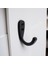 Duvar Vestiyer Çanta Elbise Askısı Siyah Banyo Mutfak Kıyafet Asma Kulp Dolap Askılık Askılığı Siyah 4
