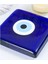 Dekoratif Nazar Boncuklu Cam Kapak, Banyo Gider Süsü 10X10 cm Tr 2