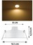 Meson 3,5W Mağaza Sıva Altı Gömme LED Spot Panel Sarı 3000K (Delik : 8 Cm) Sarı Işık LED Tr 2