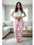 Desenli Tek Pijama Altlık Lastikli Bel Konforlu Geniş Kesim 1