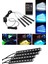 Resveq Araç Içi Ayak Altı 12'li Şerit LED Işık Uzaktan Kumandalı Rgb Işıklı Ses ve Müziğe Duyarlı 4
