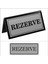 Pleksi Masa Rezerve Yazısı - Silver 1