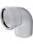 100 x 87 Fırat Pvc Kapalı Dirsek 5'li Paket 1