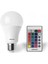 Ledolet Rgb 9W Ampul Kumandalı Tekli Beyaz Işık E27 Tasarruflu Ampul 0 - 250 Watt Yok 4