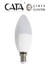 Ct 4083 8W Buji LED Ampül 6400K Beyaz Işık Tekli Beyaz Işık E14 LED Ampul 8 Watt Yok 1