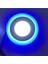 6 Watt 3+3 Çift Renkli LED Panel Spot Lamba Mavi-Beyaz Yok Beyaz Işık LED 6 Watt Tr 1