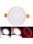 6 Watt 3+3 Çift Renkli LED Panel Spot Lamba Mavi-Beyaz Yok Beyaz Işık LED 6 Watt Tr 3