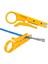 Kablo Sıyırma Tel Kesici Sıkma Aracı Utp/stp Bıçak Crimper Pense Mini Taşınabilir Sarı Renk Cn 1