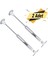 Dolap Amortisörü Gazlı Piston Kapak Hidroliği (27 cm 100N) 2 Adet Garantisiz Çelik 100N Tr 1