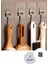 Güçlü Yapışkanlı Duvar Kancaları Kapı Duvar Askıları Mutfak Banyo Organizatör Kanca Anahtarlık-4pcs 1