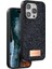 iPhone 14 Pro Bright Simli Kapak - Siyah 1