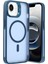 Resveq Joko Iphone 16E Flet Lens Magsafe Kapak - Lacivert 1