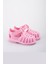 Tobby Gloss Kız Çocuk Parlak Pembe Cırt Cırtlı Sandalet Hafif ve Suya Dayanıklı 7
