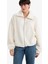 Oversize Geniş Kalıp Polo Yaka Welsoft Pelüş HIRKA C8229AX25WN 3