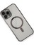 iPhone 13 Pro Max Kılıf Magneticsafe Lazer Silikon - Siyah 3
