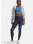 6003983-403-UA Hg Rib Legging Mavi Parçalı Kadın Tayt 3