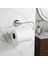 Açık Kağıt Havluluk Krom Gümüş Metal Duvara Monte Vidalı Banyo Tuvalet Mutfak Kağıt Havluluk 25 cm 4