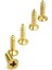 Klips, Menteşe, Ayak, Ağaç, Sunta Vidası 2,2X13 mm - Sarı 1000 Adet 2
