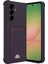 Samsung Galaxy A55 5g Kılıf Kelvin Kartvizitli Silikon - Derin Mor 1
