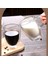 Çift Cidarlı Çizgili Cam - Kahve - Latte - Espresso - Meşrubat - Bardak Seti 300 Ml x 4 Adet 2322 2